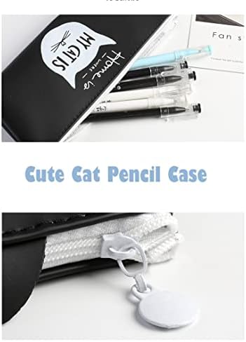 Aufruh Cate Cat Pencil Case Cartoon Cartoon Animal Kawaii תיק עט איפור פאוץ