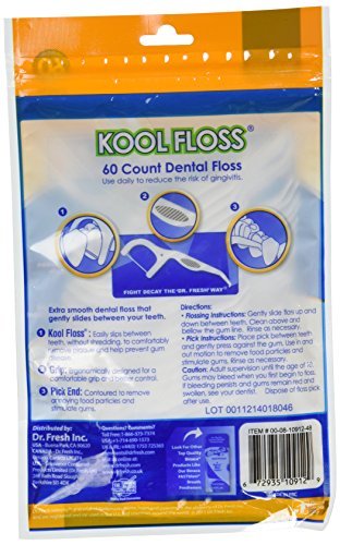 דר Fresh Kool Floist, 60 Count - 4 חבילה