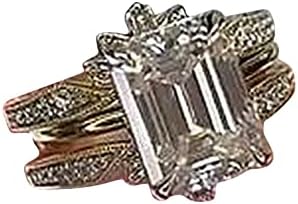 טבעות נשים של טבעת אור יוקרה טבעת מתנת טבעת סגסוגת טבעת סט אירוסין טבעת חרדה טבעת גודל 13