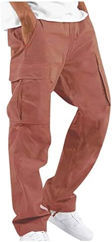 מכנסי טרקלין של דודובבי מכנסיים מכנסיים מזדמנים של גברים סופר מכנסיים ישרים צבע אחדים