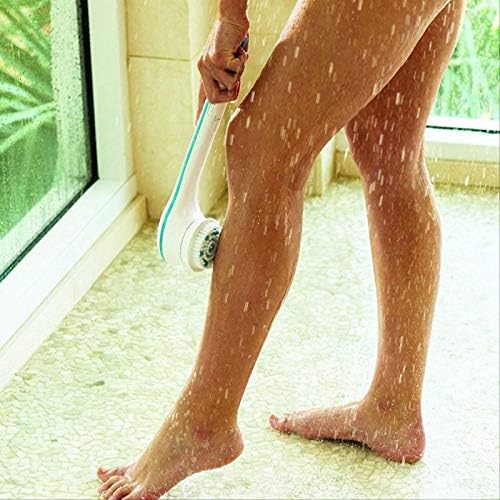 מברשת מקלחת Freewiz, 5in1 ניקוי ביתי חשמלית עיסוי מקלחת מברשת מקלחת מברשת מערכת מברשת אמבטיה עיסוי עור