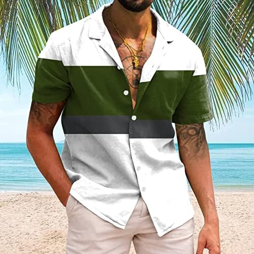 BMISEGM Summer T חולצות לגברים גברים שרוול קצר מזדמן אביב אביב קיץ צוואר צוואר 3D חולצות מודפסות חבילה חולצות