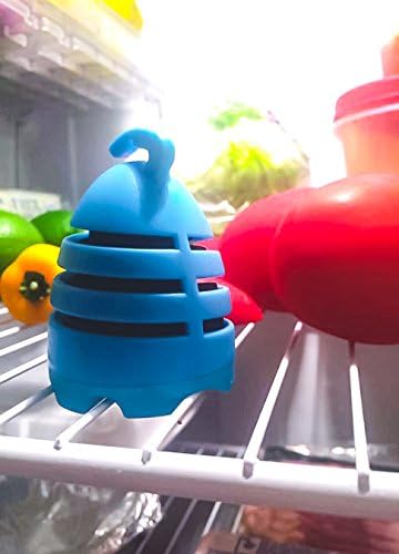 Deodorizer מקרר מתכוונן של CAMCO - למקרר ולמקפיא שלך - סופג ומלכודת ריחות לא נעימים עד 6 חודשים, כחול