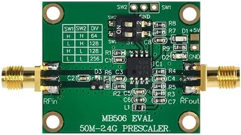 Xiexuelian MB506 מודול מיקרוגל Prescaler 64 128 256 חלוקת תדרים 2.4GHz