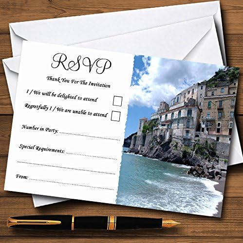 איטליה אמלפי חוף כרטיסי RSVP בהתאמה אישית
