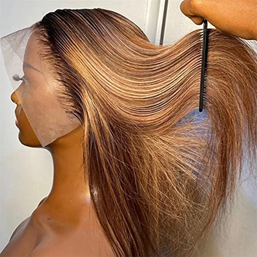 13 * 5 פאות תחרה מול שיער טבעי פאות לנשים שחורות 180 צפיפות להדגיש אומברה ישר תחרה פרונטאלית פאות