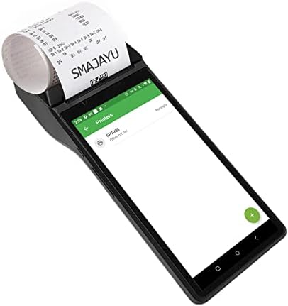 SMAJAYU POS מסוף קבלת מסוף מדפסת אנדרואיד 10 כף יד ניידת עם 4G, WIFI, Bluetooth, הדפסת קבלה תרמית