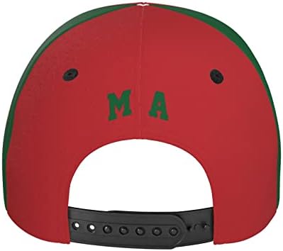Daboyozhzh דגל מרוקו מגניב כובע בייסבול מרוקאי 3D הדפס מלא יוניסקס כובע מתכוונן כובעים פטריוטיים