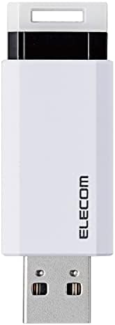 זיכרון USB Elecom, USB 3.1 GEN1, סוג נשלף, פונקציית החזרת אוטומטית, 64GB, לבן