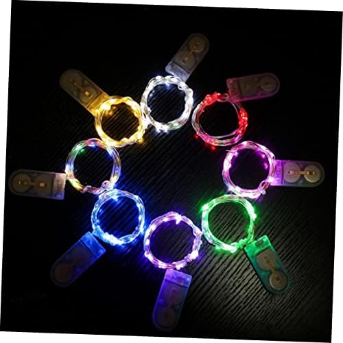 Besportble 4 pcs מיתר עוגות קישוט עוגת LED מיתר אור אור Chrismas Decor Deaut נחושת אורות LED LED דקורטיביים חוט