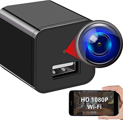 מטען חכם מטען מרגל מטען שחור - מצלמה מוסתרת - מיני מצלמת ריגול 1080p - מצלמת מטען USB - מצלמת ריגול