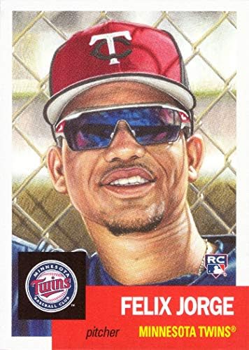 2018 Topps Living Set Baseball 116 Felix Jorge Rookie Card Twins Twins - רק 3,472 תוצרת!