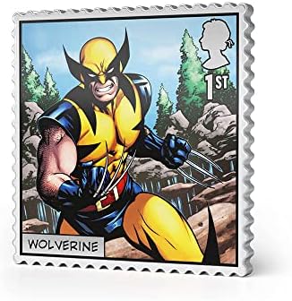 מטיל וולברין מצופה כסף של מארוול אקס-מן מאת רויאל מייל