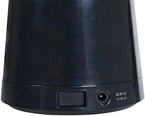 בית מפואר 72-GX8258 מנורת שולחן LED עכשווית, 14.25 x 4.5 x 15 , שחור