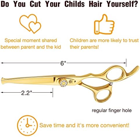 6 ילדים שיער חיתוך מספריים בטיחות מעוגל טיפים ילדים תספורת מספריים שיער חיתוך מזמרה לילדים תינוק פעוט בנות בני