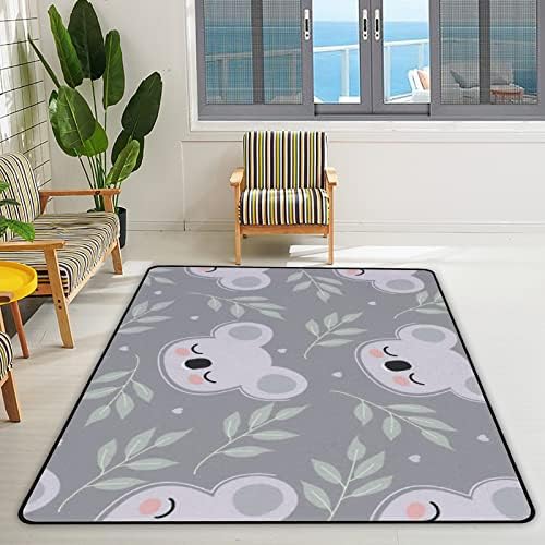 זוחל שטיח מקורה משחק מחצלת קואלה חמוד ראש לחדר שינה חדר שינה חינוכי משתלת רצפת שטיח שטיח 72x48 אינץ '