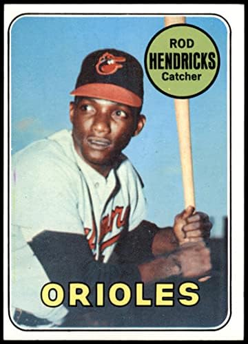 1969 Topps 277 Elrod 'Rod' Hendricks Baltimore Orioles Dean's Cards 5 - Ex orioles