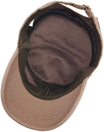 גלמורסטאר יוניסקס צוער צבא כובע שטף כותנה אריג צבאי חיל כובע שטוח למעלה כובע