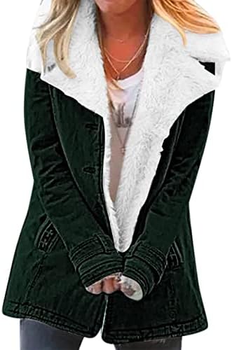 מעיל אובר -מעיל חם חורף חזה חזה חזה שרוול ארוך פלוס גודל בגדי לבוש עם מעילי פליי של נשים בכיס