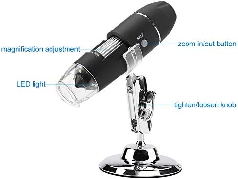 מיקרוסקופ דיגיטלי כף יד מיקרוסקופ אלקטרוני 2.0 מיקרוסקופ מצלמה, אנדוסקופ הגדלה פי 1600