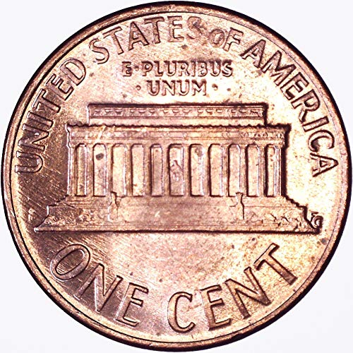 1974 D Lincoln Memorial Cent 1c מבריק לא מחולק