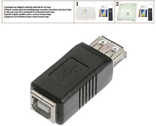 50 יחידות USB נקבה סוג ל- USB B סוג נשי F/F מומר מתאם מחליף מגדר