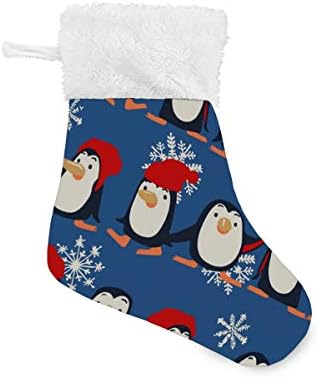 גרבי חג המולד של Alaza פינגווינים חמודים קלאסיים קלאסיים קישוטי גרב קטנים מותאמים אישית לעיצוב