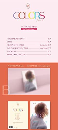 Got7 Youngjae צבעים מ- ARS 1st Mini Albut תוכן+SET PHOTOCARD SET+מעקב