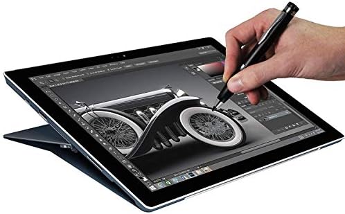 Broonel Black Fine Point Digital Active Stylus Pen תואם ל- Huawei Mediapad M5 Lite - 10.1