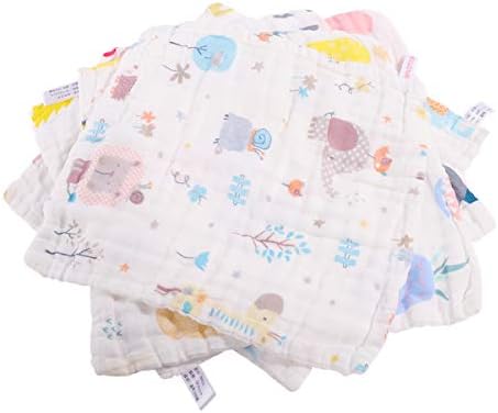 מגבות לתינוקות מגבות רכות 5 יחידות כביסה לתינוקות מכניסים למגבת כותנה מגבת כותנה פעוטות רכות מגבת מוסלין