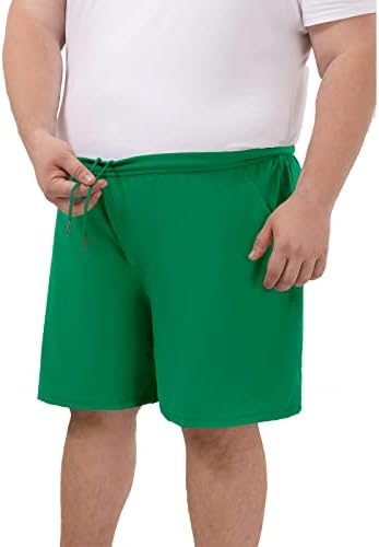 רוזמטי גברים ספורט מכנסיים קצרים 7 אינץ גדול וגבוה קל משקל כושר אימון ספורט טניס מכנסיים קצרים עם רוכסן