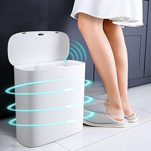 חכם חיישן אשפה יכול אלקטרוני אוטומטי ביתי אמבטיה אסלה עמיד למים צר תפר חיישן סל