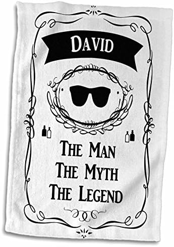3DROSE DAVID - האיש המיתוס האגדה שם אישי מתנה אישית - מגבות
