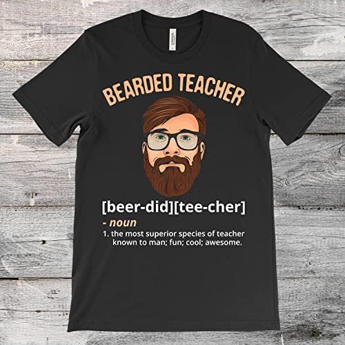 מצחיק מזוקן מורה בחדות חולצה, מתנה עבור מורה הערכה שבוע