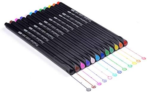 Tikkii מתכנן יומן צבעוני פינליינר עטים כתיבת צביעה של יצרני יצרני יצרני משרדים ציוד