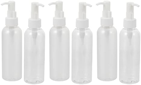 איפור משאבת משאבת קרם בקבוק בקבוק משאבה מתקן: 6 יחידות שמפו בקבוק נוזל 150 מל קרם סבון בקבוקים