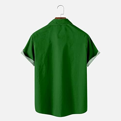 חולצת באולינג וינטג 'של גובוזיי של גואובוזיי כפתור שרוול קצר במורד הקיץ קובה חולצות חוף