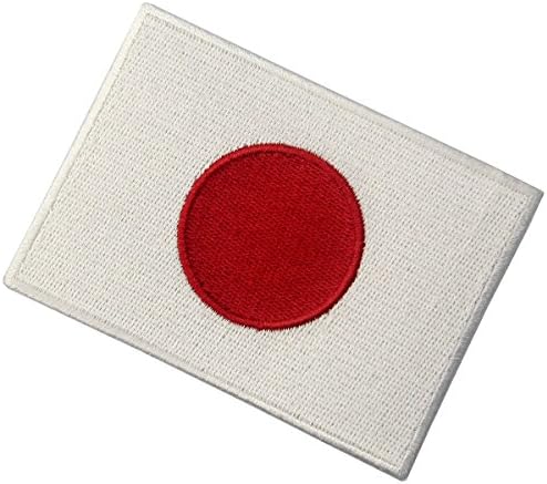דגל יפן רקום סמל לאומי יפני ברזל על תפירה על תיקון