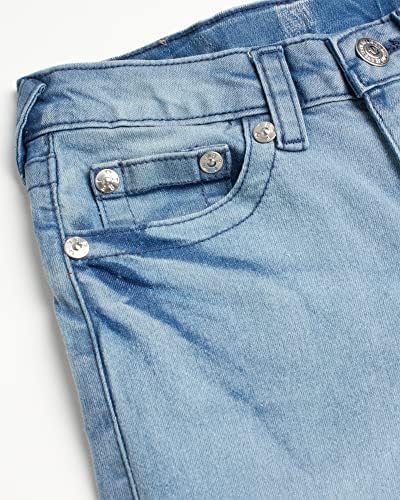 ג' ינס בנים של דת אמיתית-ג 'ינס מתיחה בגזרה דקה ג' ינס במצוקה לבנים
