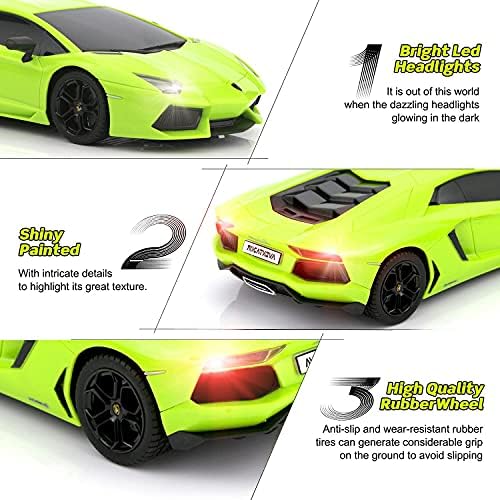מכונית Qun Feng RC 1:18 Lamborghini Aventador Radio Radio Radio, חשמל, ספורט מירוץ תחביב צעצוע