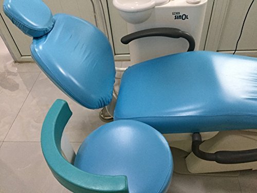 שיניים יחידה כיסא כיסוי שרוולים מגן עמיד למים פו רופא שיניים משענת ראש שמיים כחול צבע 1 סט