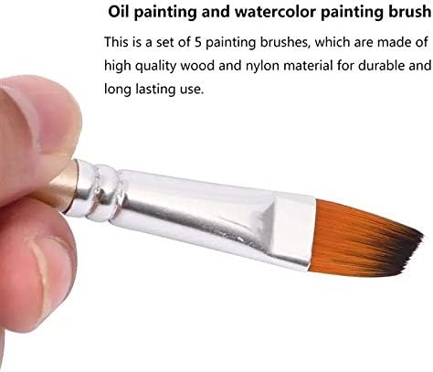 עט ציור ג'הה 1 סט של 5 יחידים רב-פונקציונלי רב-פונקציונלי מברשת צבע מברשת צבע לצבע צבעי צבעי שמן צבעי שמן