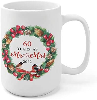 ספל קרמיקה כמר וגברת 2022 ספל קפה זר חג המולד לשנה החדשה ספל מעוצב ספל לבן כוס מדומה ספלי קפה לחג המולד ספלי חג