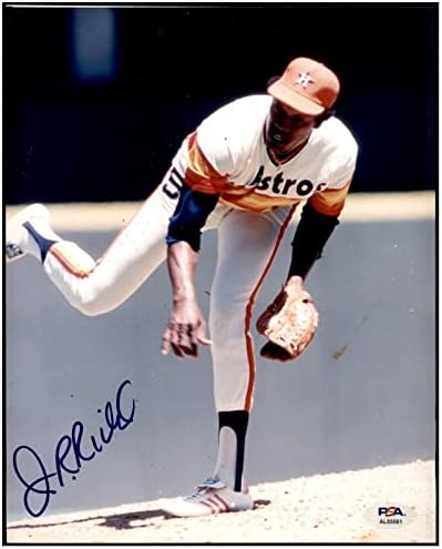 J.R. Richard חתום תמונה 8x10 Astrogsed Astros PSA/DNA - תמונות MLB עם חתימה