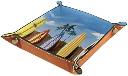 טאקמנג חוף גלשן צבעוני, קופסאות אחסון מגש שירות קטן של מגש סוכריות מגש סאנדרס למגשי מפתח, טלפון, מטבע,