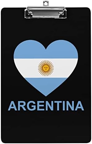 אהבה ארגנטינה אקריליק לוחות עם נמוך פרופיל קליפ חמוד קליפ לוחות סטנדרטי 4 מכתב גודל עבור משרד ישיבות כיתות