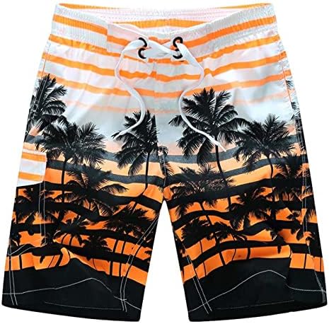 MIASHUI Mens בגדי ים למתוח חוף מכנסיים גברים של אופנה הקיץ מודפס חוף מכנסיים Capris ספורט Mens לוח