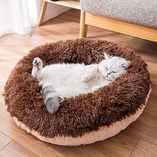 מיטת חתול עגולה ז ' ינג, כרית רכה ונוחה, ספה ניתנת לכביסה, לחיית מחמד קטנה מקורה,ל