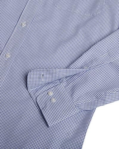 טומי הילפיגר גברים של ארוך כפתור למטה חולצה, אימפריה כחול, 17.5 צוואר 34 -35 שרוול