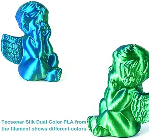 טקונאר משי צבע כפול PLA נימה נימה משותף נימה רב -צבעוני מדפסת תלת מימדית נימה 1 קג דיכרומטי